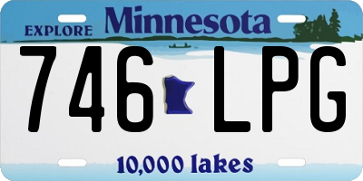 MN license plate 746LPG
