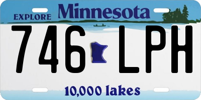 MN license plate 746LPH