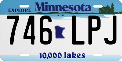 MN license plate 746LPJ