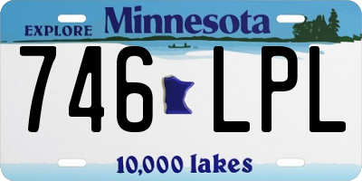 MN license plate 746LPL