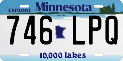 MN license plate 746LPQ