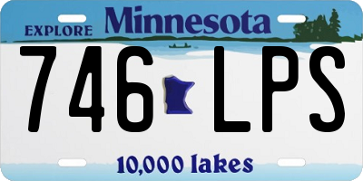 MN license plate 746LPS