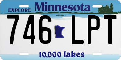 MN license plate 746LPT