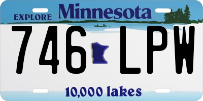 MN license plate 746LPW