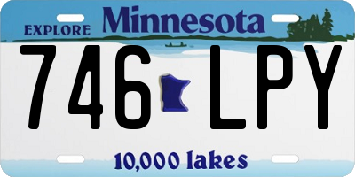MN license plate 746LPY