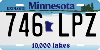 MN license plate 746LPZ