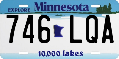 MN license plate 746LQA