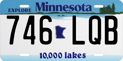 MN license plate 746LQB