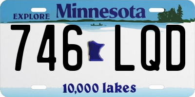 MN license plate 746LQD