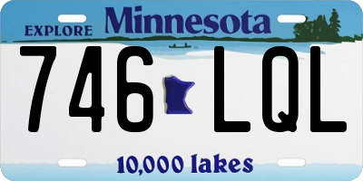 MN license plate 746LQL