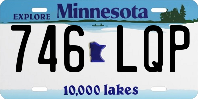 MN license plate 746LQP