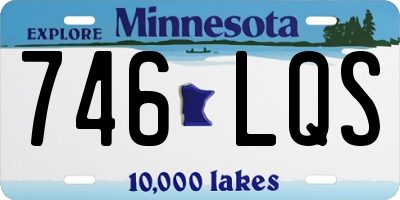MN license plate 746LQS