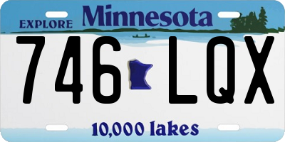 MN license plate 746LQX
