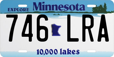 MN license plate 746LRA