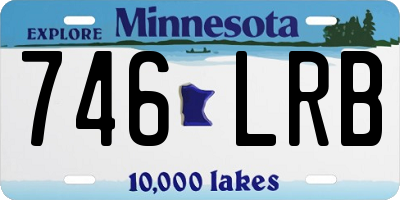 MN license plate 746LRB