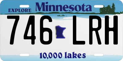 MN license plate 746LRH