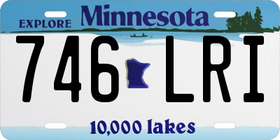 MN license plate 746LRI