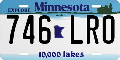MN license plate 746LRO