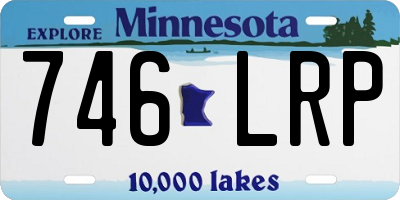 MN license plate 746LRP
