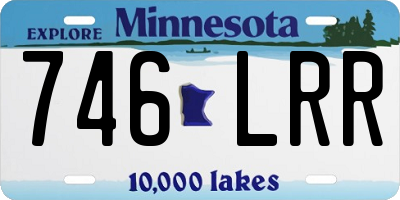 MN license plate 746LRR
