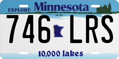 MN license plate 746LRS