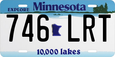 MN license plate 746LRT