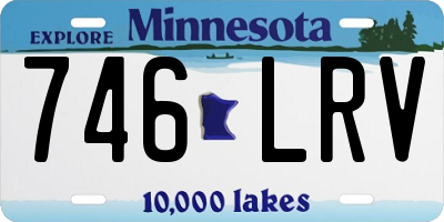 MN license plate 746LRV