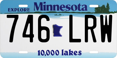 MN license plate 746LRW
