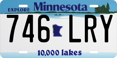 MN license plate 746LRY