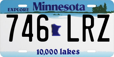 MN license plate 746LRZ