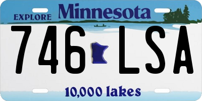 MN license plate 746LSA