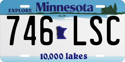 MN license plate 746LSC