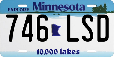 MN license plate 746LSD