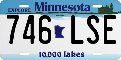 MN license plate 746LSE
