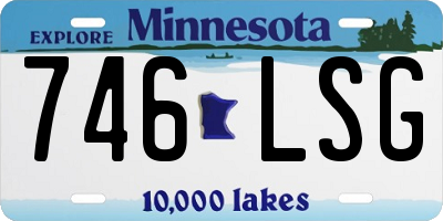 MN license plate 746LSG