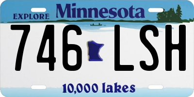 MN license plate 746LSH