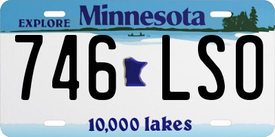 MN license plate 746LSO