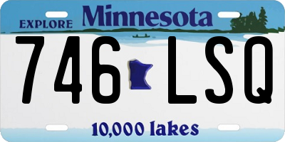 MN license plate 746LSQ