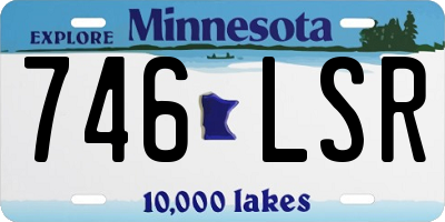 MN license plate 746LSR