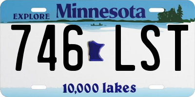 MN license plate 746LST