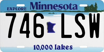MN license plate 746LSW