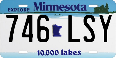 MN license plate 746LSY