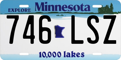 MN license plate 746LSZ