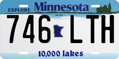 MN license plate 746LTH