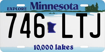 MN license plate 746LTJ