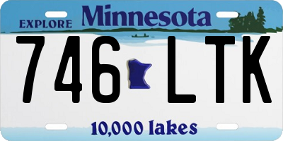 MN license plate 746LTK