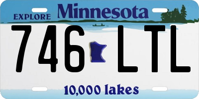 MN license plate 746LTL