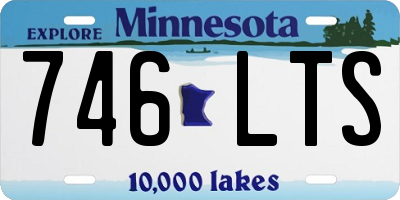 MN license plate 746LTS