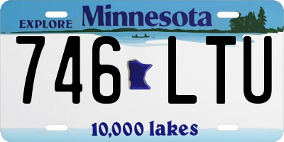 MN license plate 746LTU