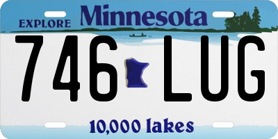 MN license plate 746LUG